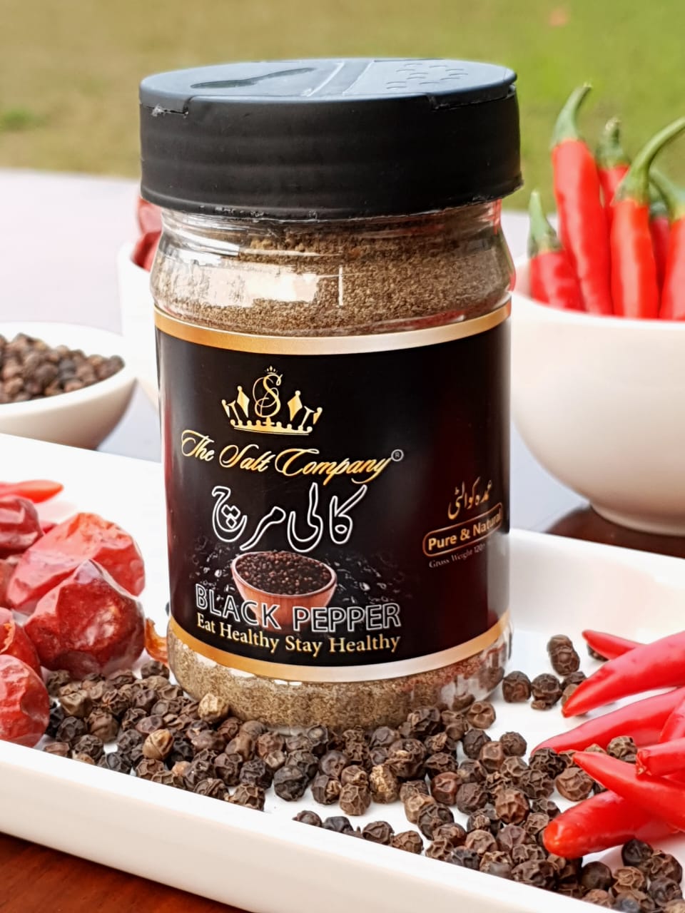 Black pepper powder steam sterilized export